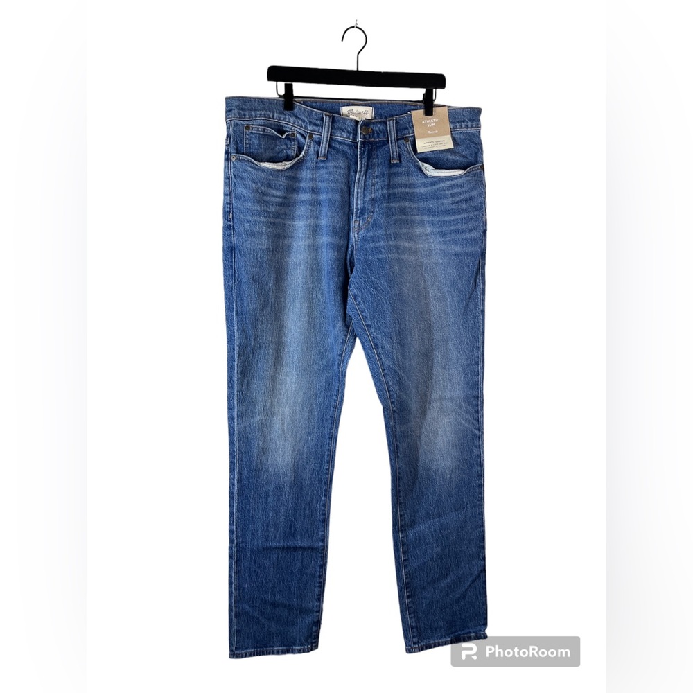 NWT Madewell Athletic Slim Mens Jeans Sz 38